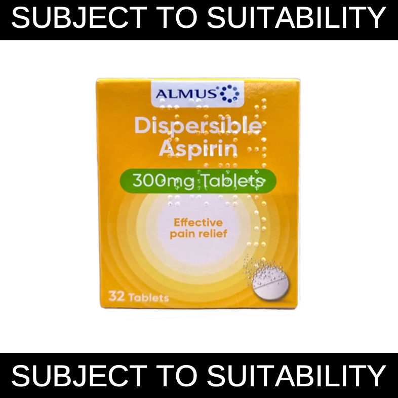 Aspirin Dispersible Tablets 300mg (32) – Two Face Aesthetics