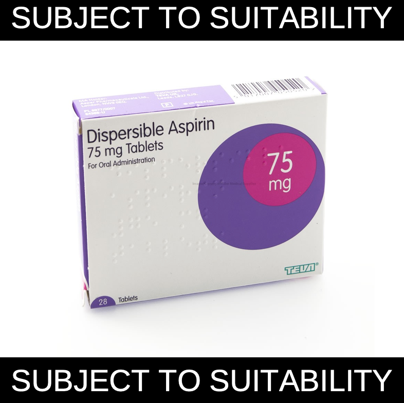 Aspirin 75mg Dispersible Tablets (28)