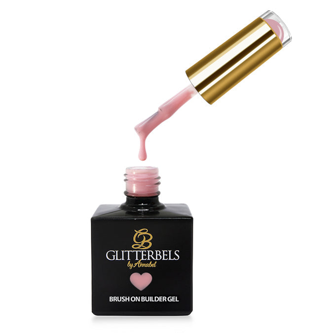 Glitterbels Brush On Builder.                                   Cover Pink