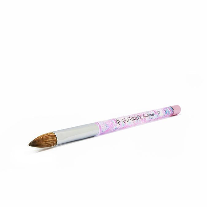 Pinched Pastel Glitter Acrylic Brush size 10