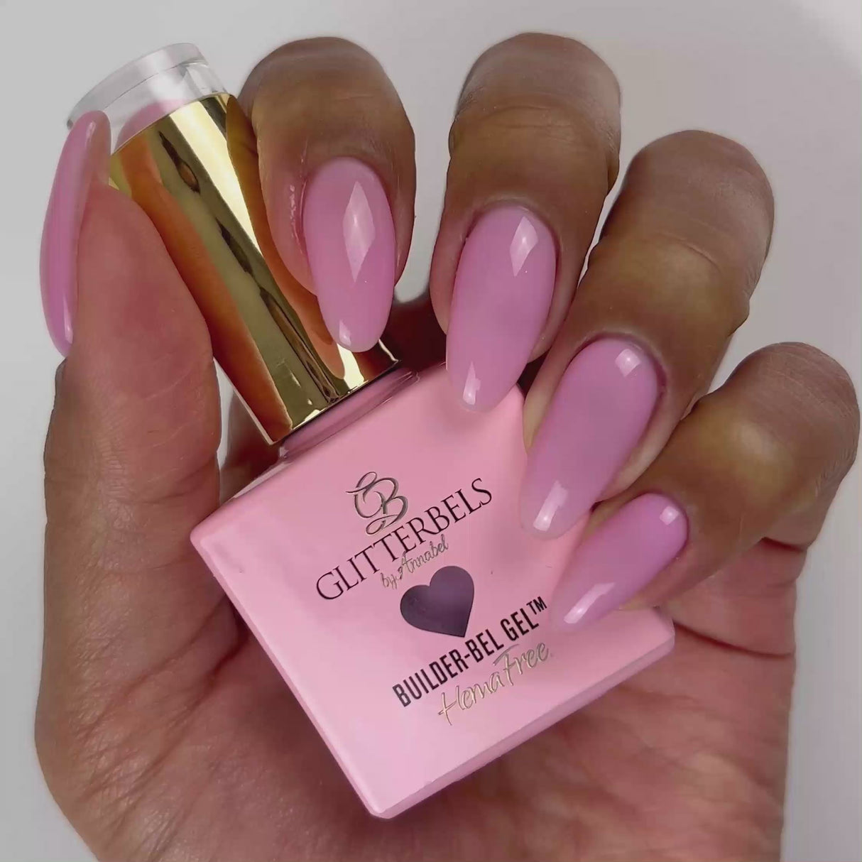 Powder Puff.                                                          Hema Free Builder-Gel by Glitterbels