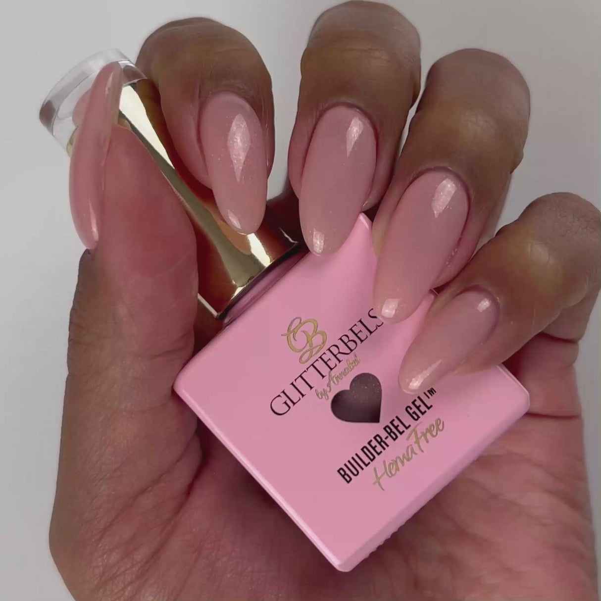 Strawberry Mousse                                   Hema Free Builder-Gel by Glitterbels